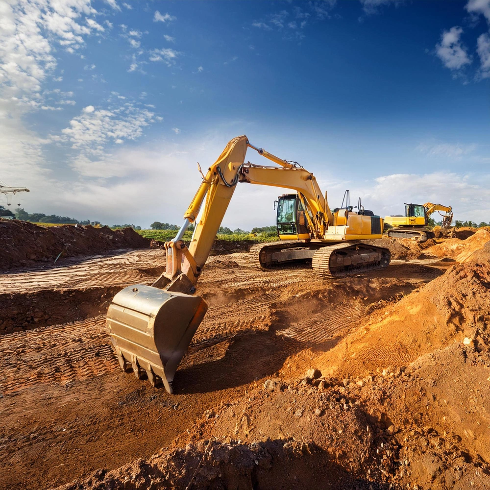 Excavation Pro LA heavy equipment performing large-scale site excavation and earthmoving in Los Angeles