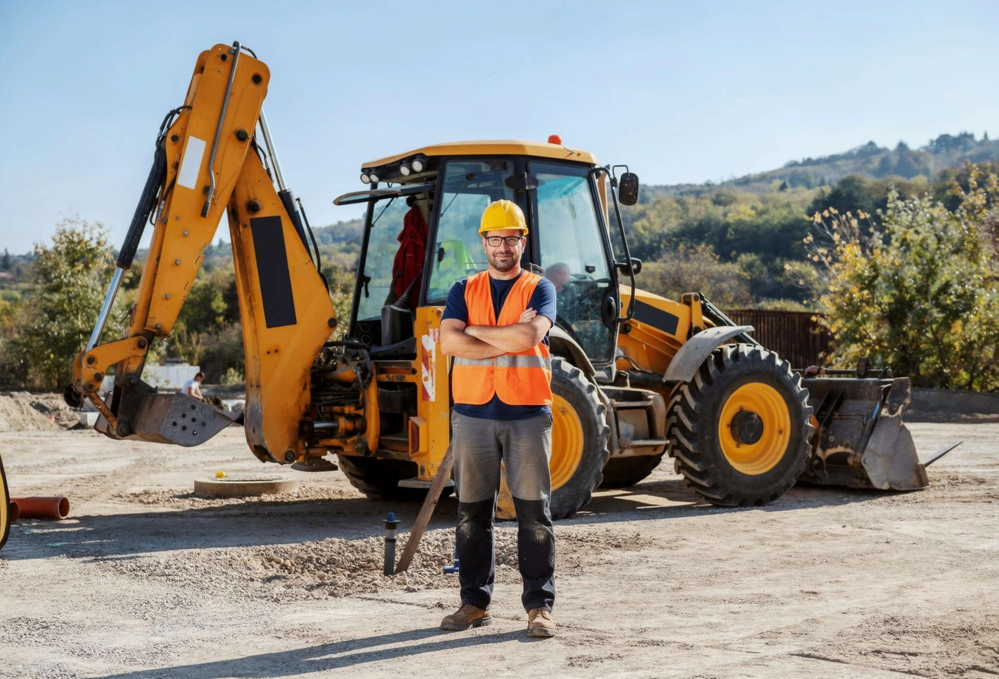 Excavation Pro LA heavy machinery and crew performing excavation and grading services in Los Angeles